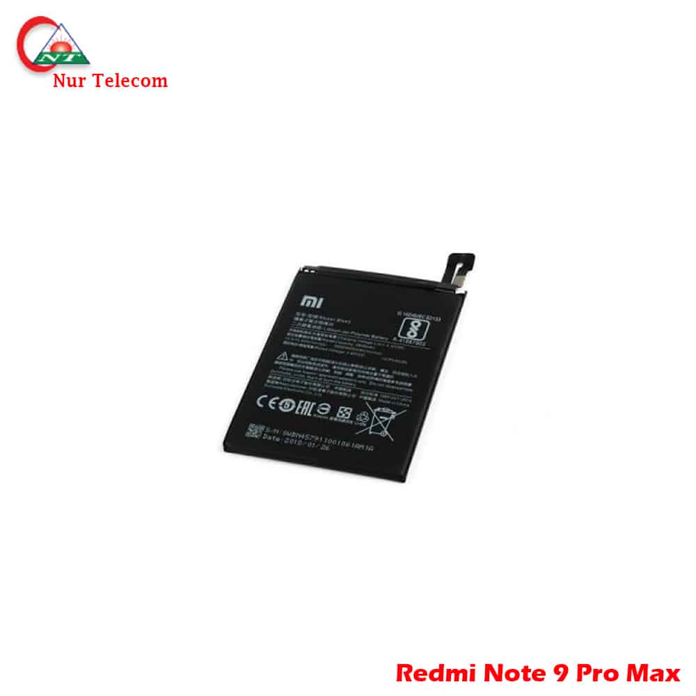 Original Xiaomi Redmi Note 9 Pro Max Battery Price in Bangladesh