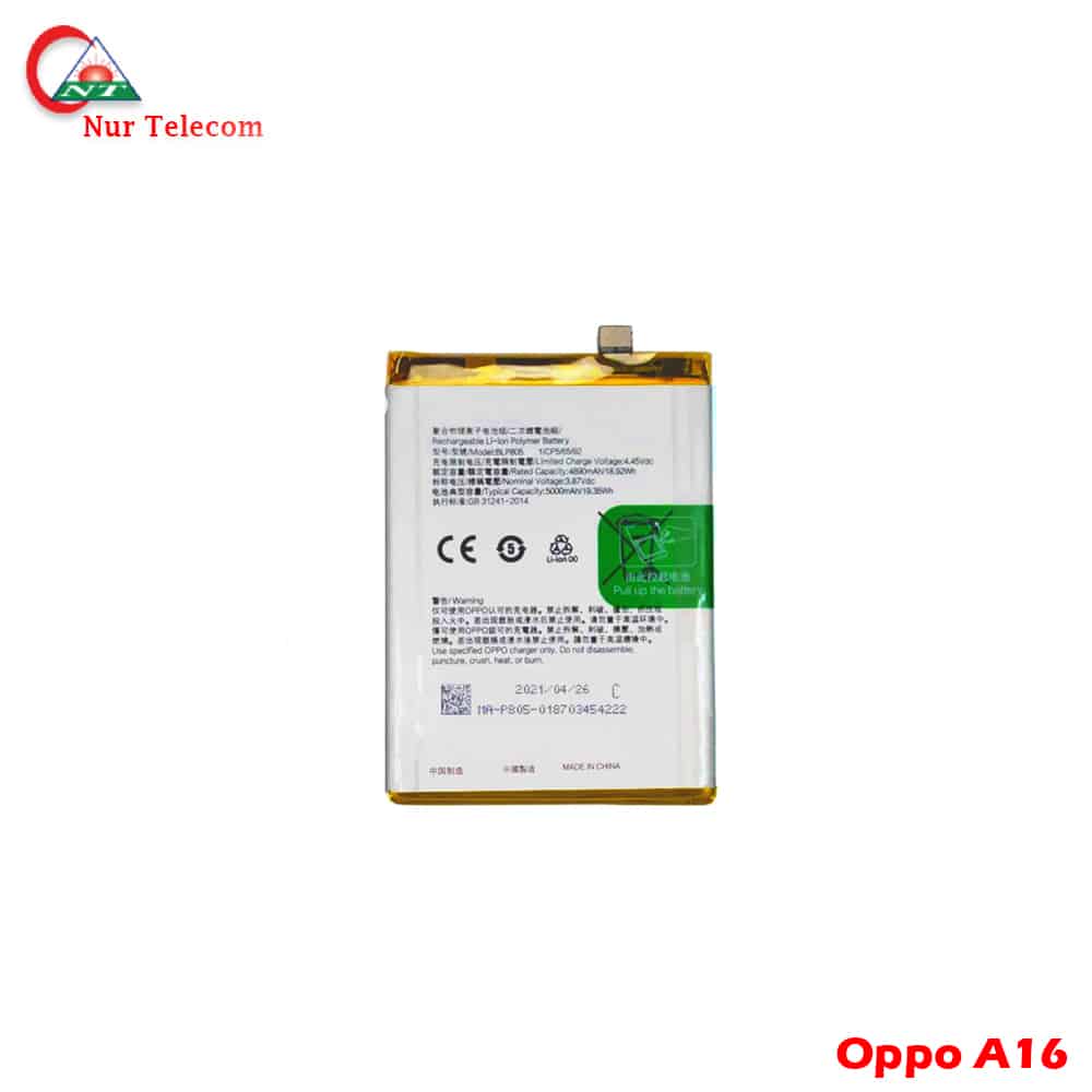 Oppo A16 Battery Price in Bangladesh