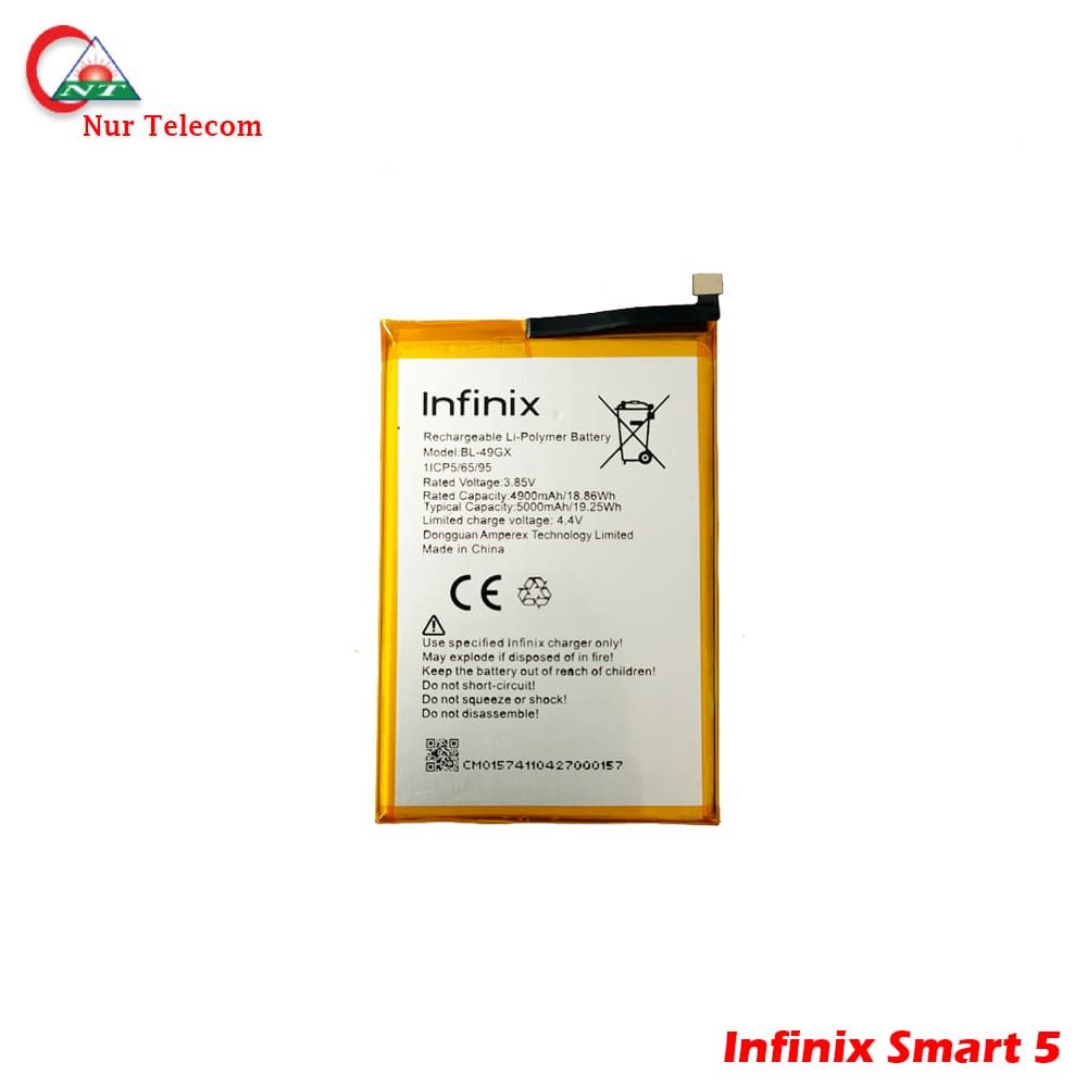 Original Infinix Smart 5 Battery price in Bangladesh