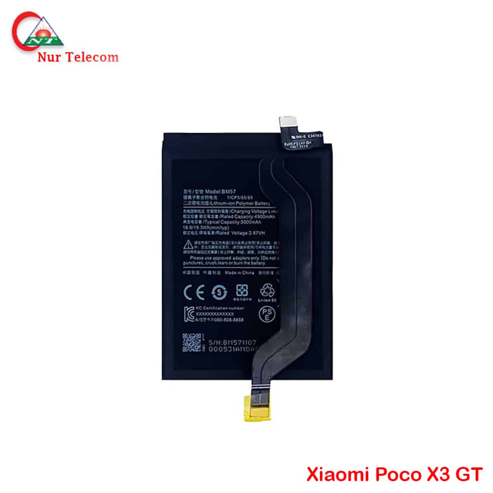Original Xiaomi Poco X3 GT Battery price in BD