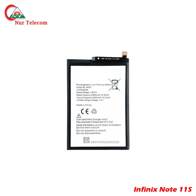 Infinix Note 11s Battery price in Bangladesh