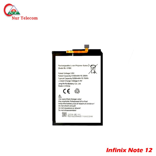 Infinix Note 12 Battery Price in Bangladesh
