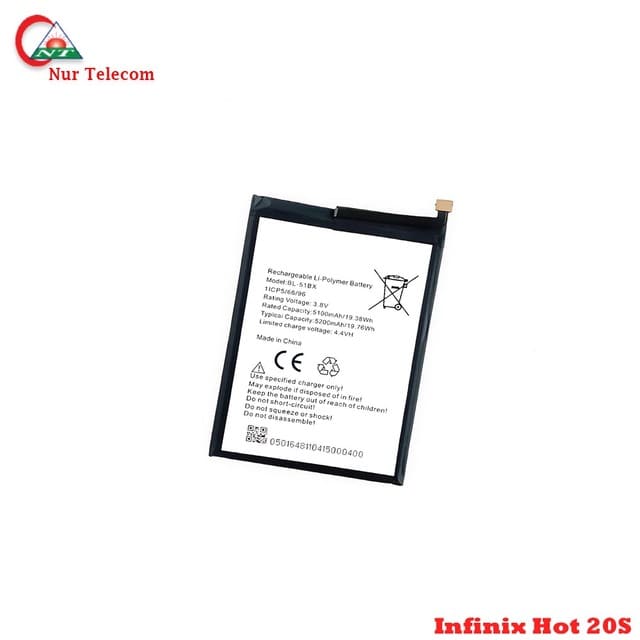 Infinix Hot 20S battery price in Bangladesh