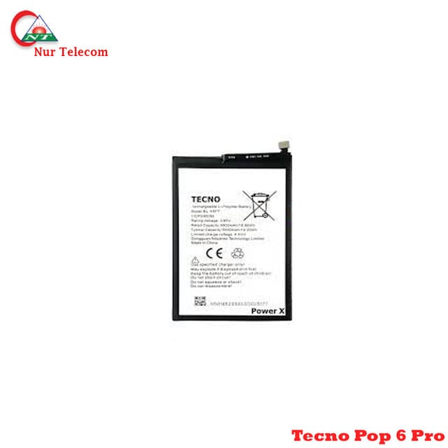 Tecno Pop 6 Pro Battery Price in Bangladesh
