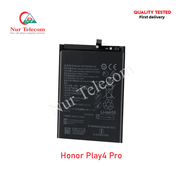 Honor Play4 Pro Battery Price