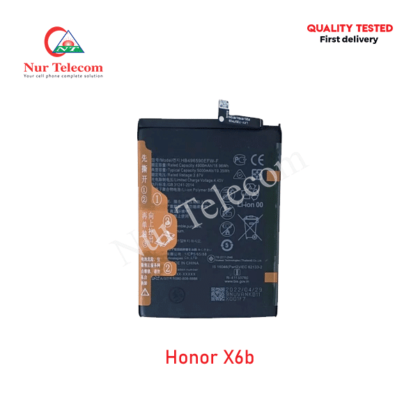 Honor X6b Battery Price