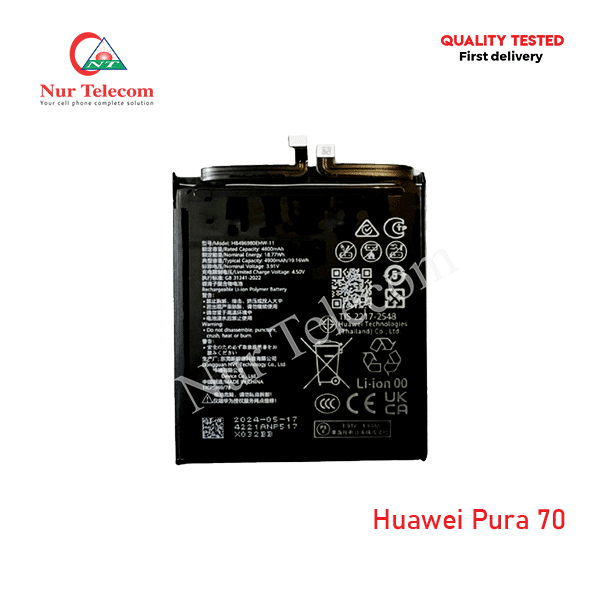 Huawei Pura 70 Battery Price in Bangladesh