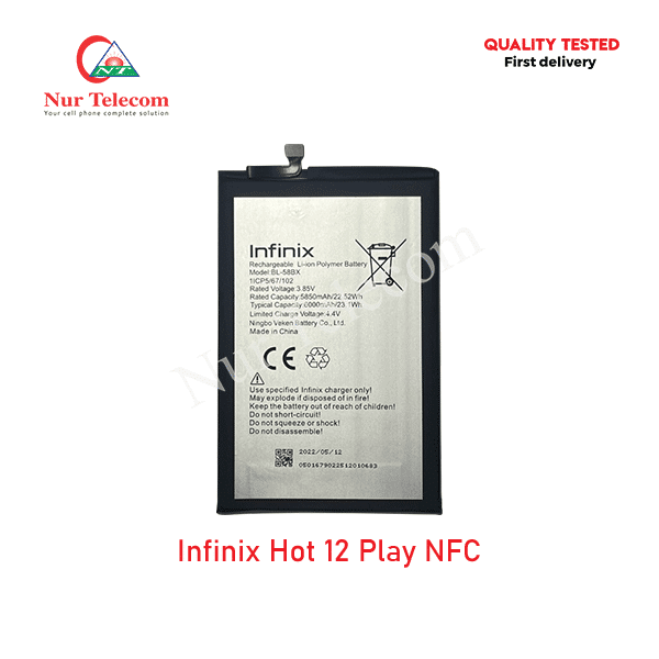 Infinix Hot 12 Play NFC Battery Price in Bangladesh