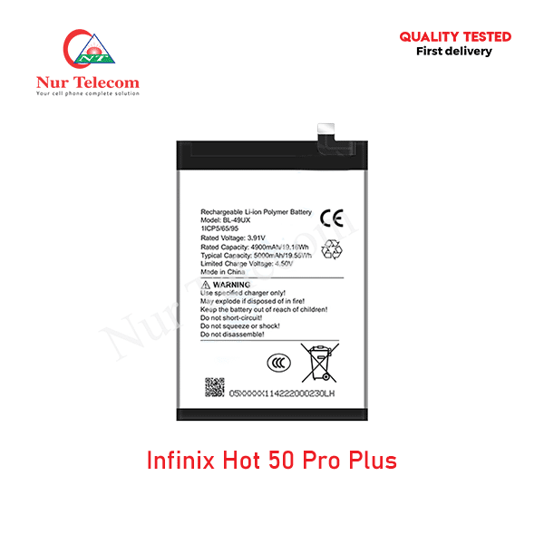 Infinix Hot 50 Pro Plus Battery Price in Bangladesh