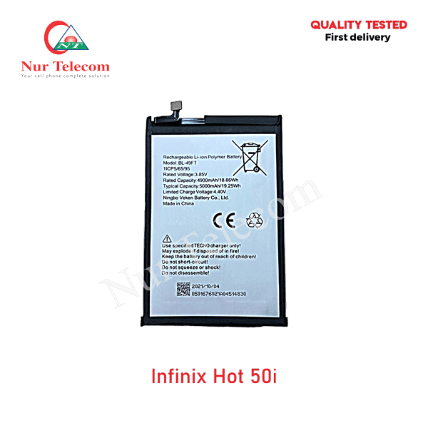 Infinix Hot 50i Battery Price