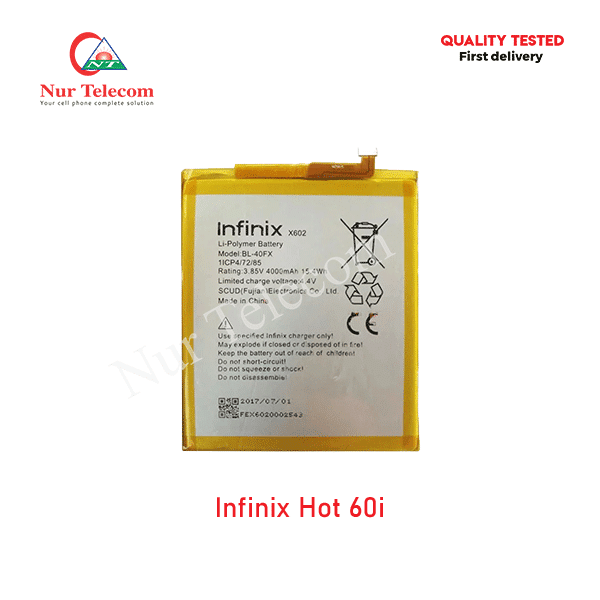 Infinix Hot 60i Battery Price in Bangladesh