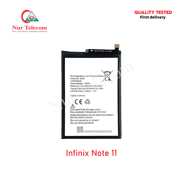 Infinix Note 11 Battery Price in Bangladesh