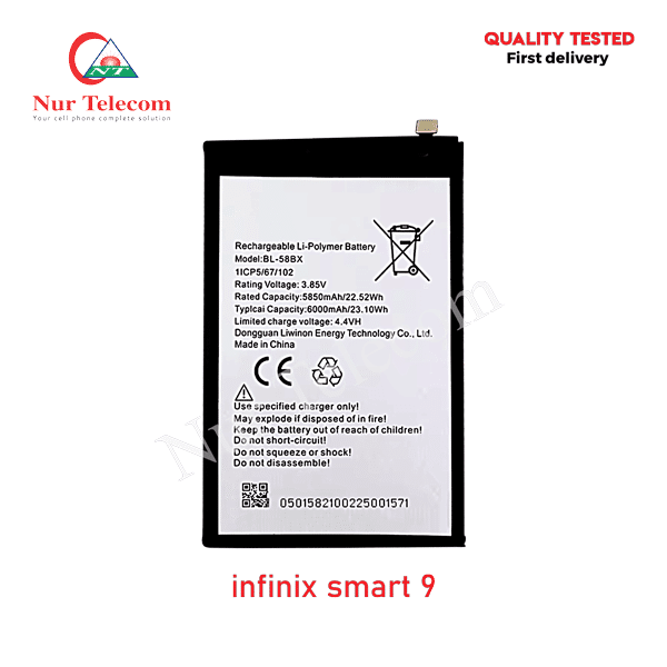 Infinix Smart 9 Battery Price