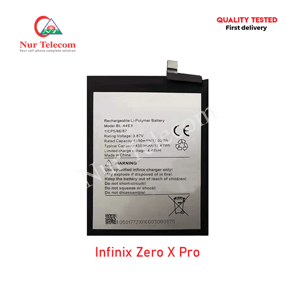 Infinix Zero X Pro Battery price in Bangladesh