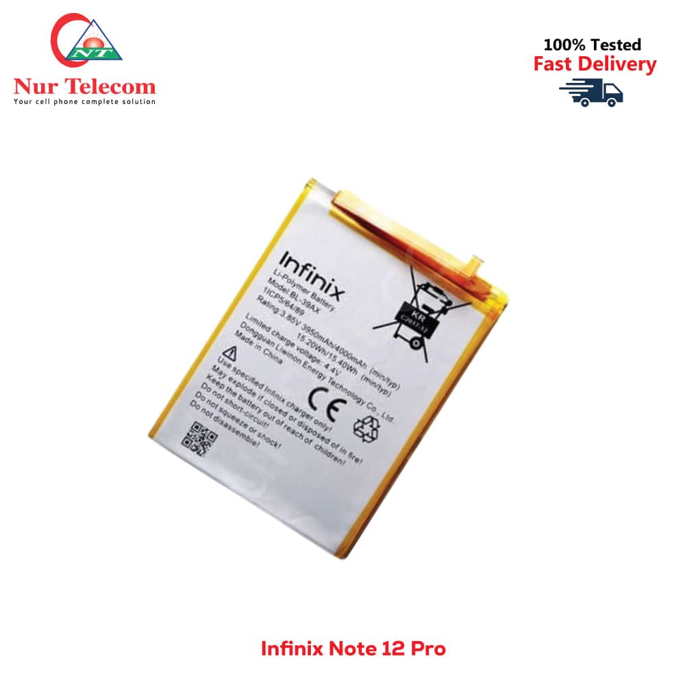 Infinix Note 12 Pro 5G Battery price in Bangladesh