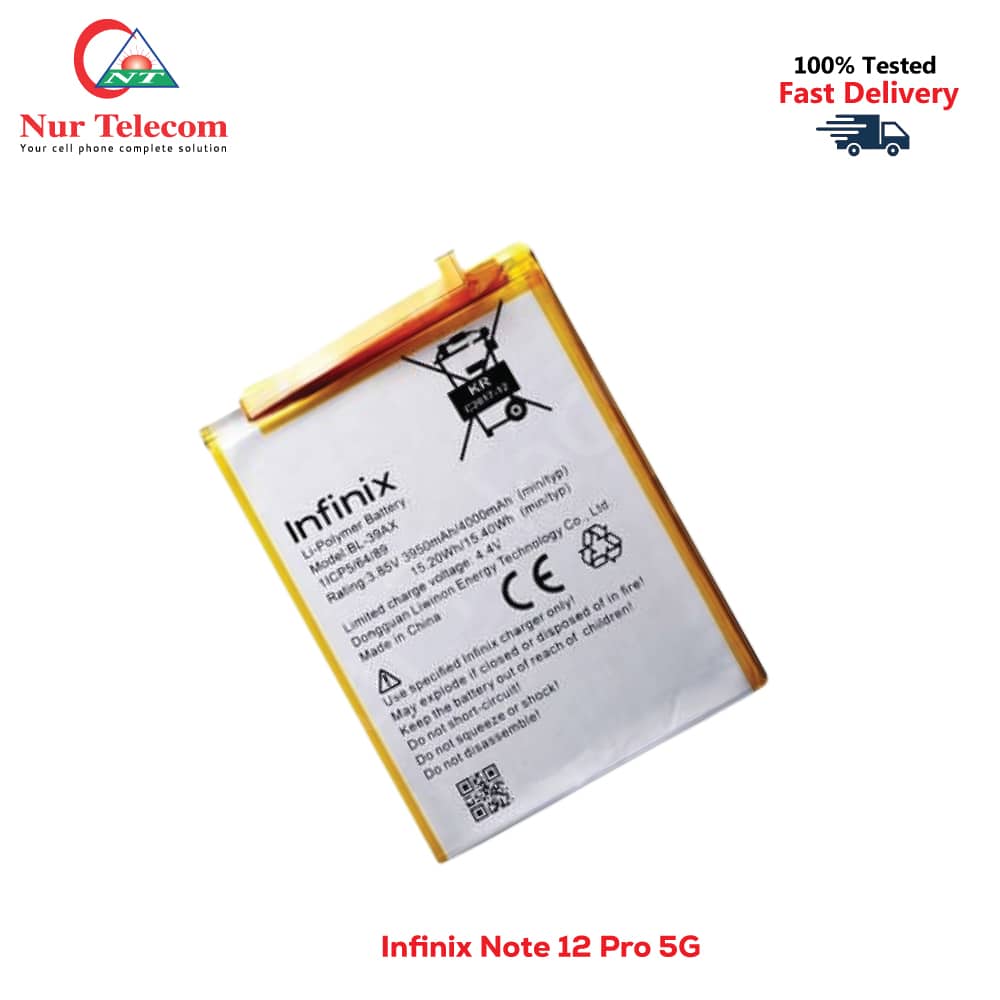 Infinix Note 12 Pro Battery price in Bangladesh