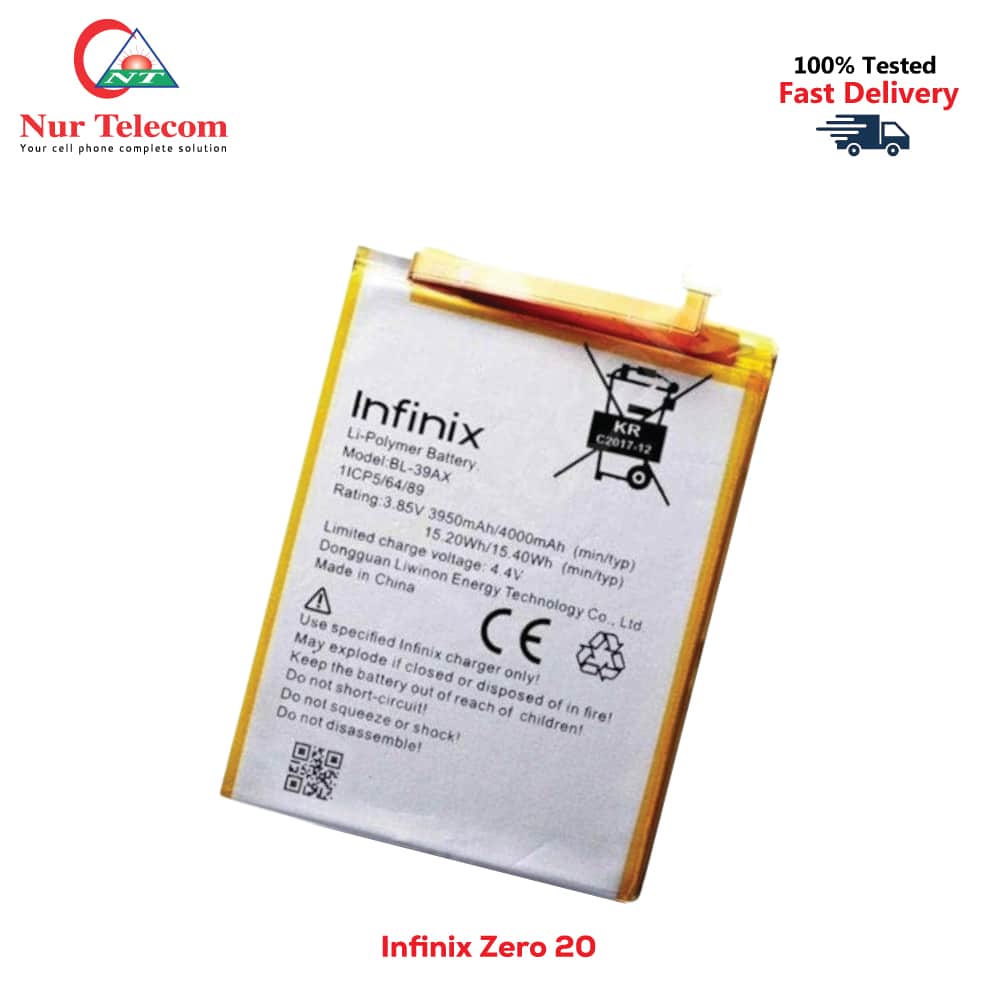 Infinix Zero 20 Battery price in Bangladesh