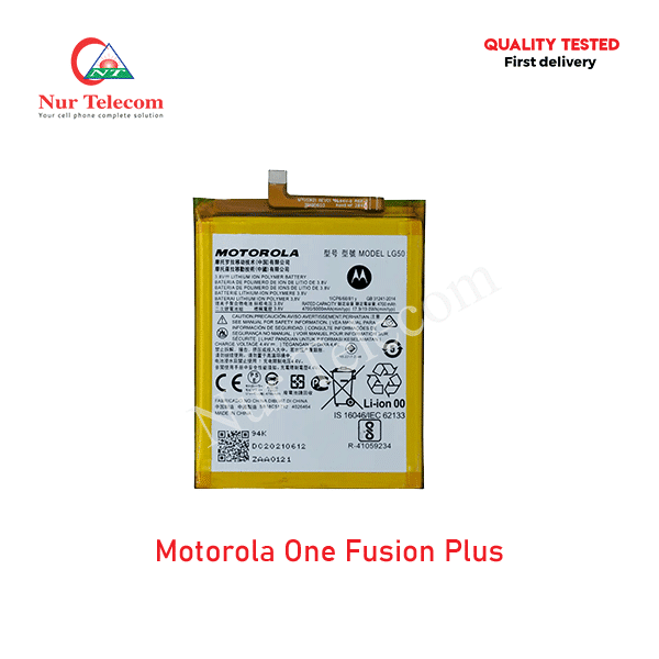 Motorola One Fusion Plus Battery Price in Bangladesh