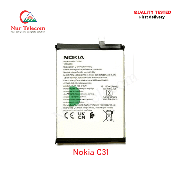 Nokia C31 Battery Price in Bangladesh