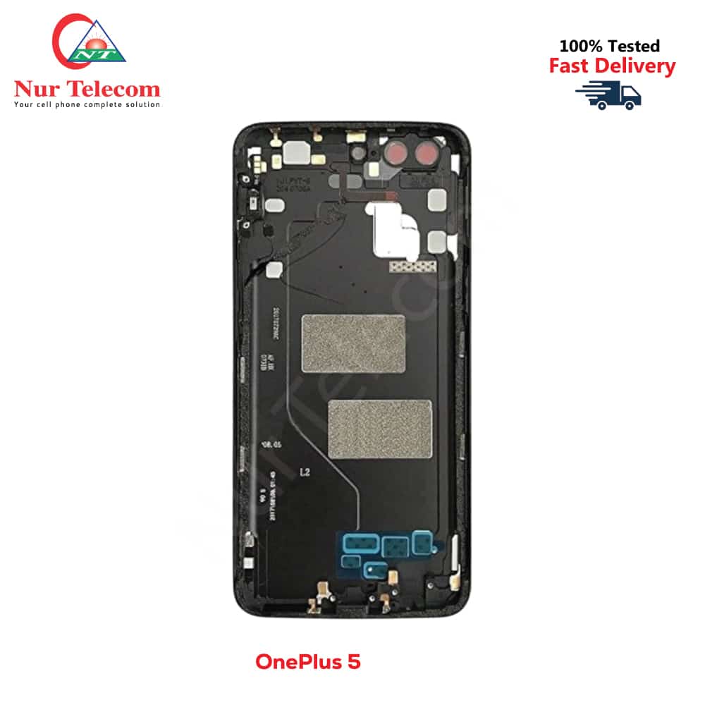 OnePlus Five Front Housing Replacement - Black