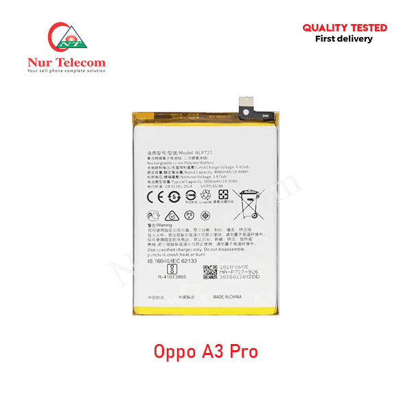 Oppo A3 Pro Battery Price in Bangladesh