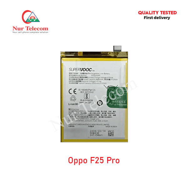 Oppo F25 Pro Battery Price in Bangladesh
