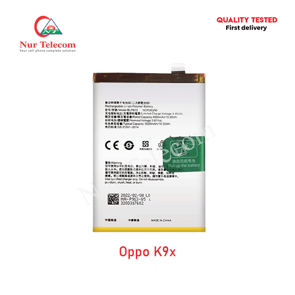 Oppo K9x Battery Price in Bangladesh