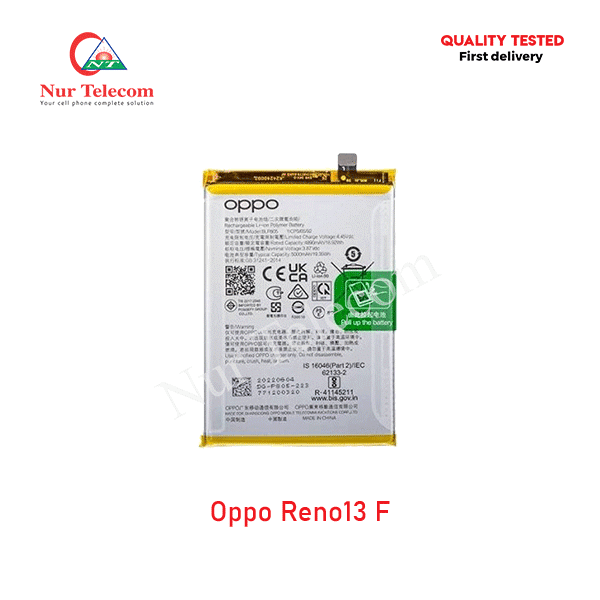 Oppo Reno13 F Battery Price in Bangladesh