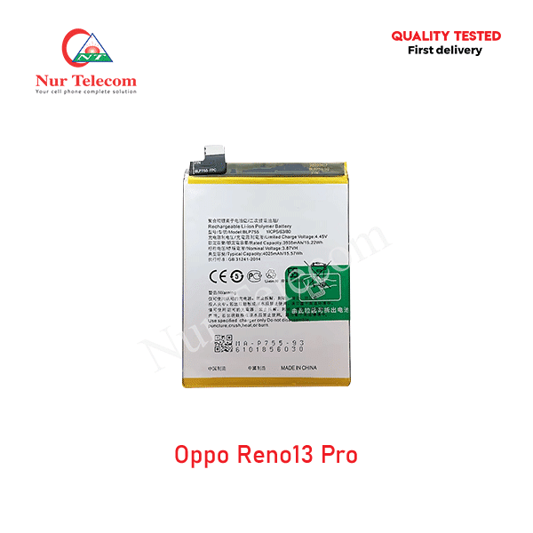 Oppo Reno13 Pro Battery Price in Bangladesh