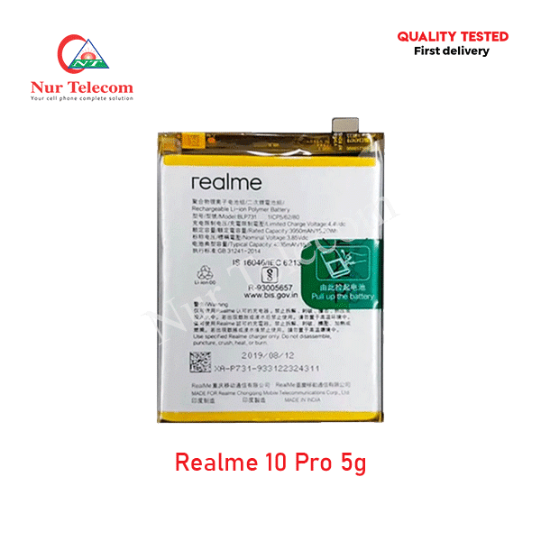 Realme 10 Pro 5G Battery Price in Bangladesh