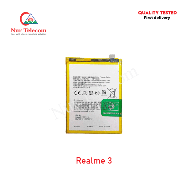 Realme 3 Battery Price in Bangladesh