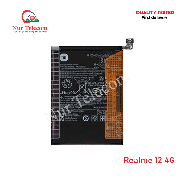 Realme 12 4G Battery Price in Bangladesh