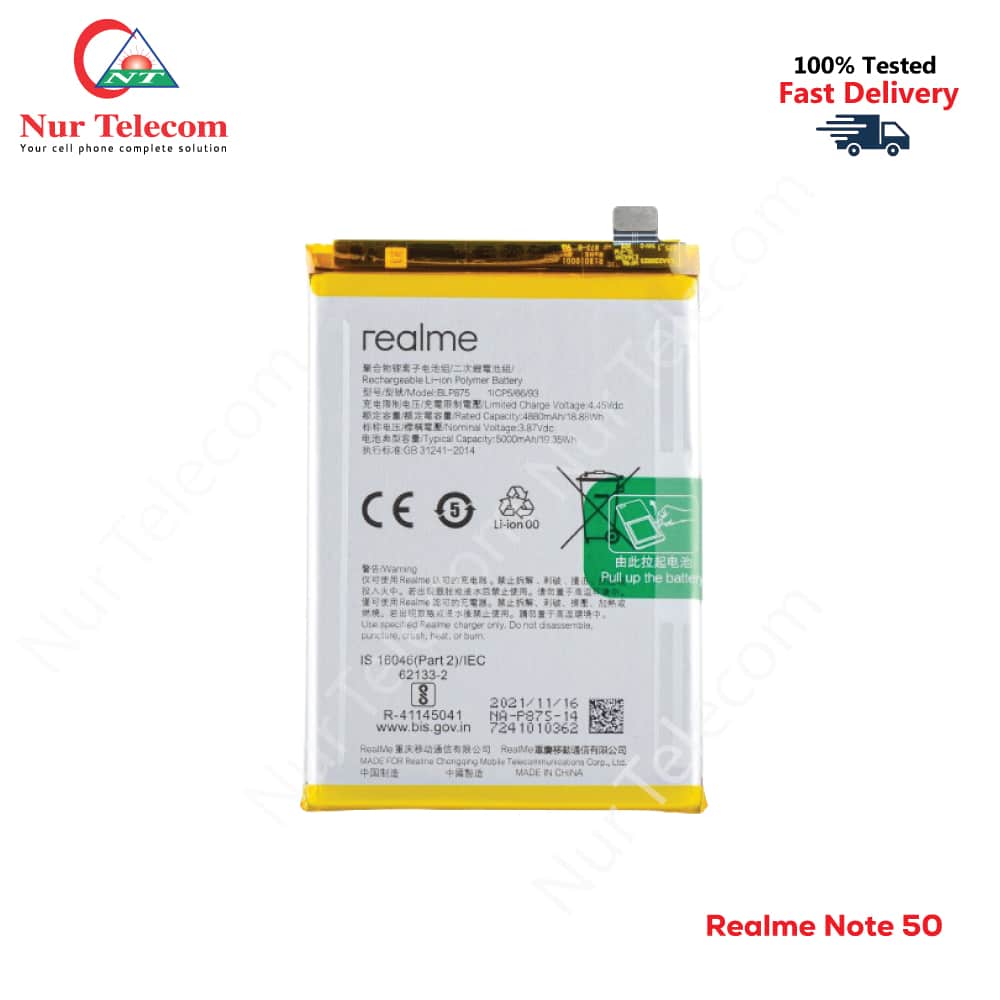 Original Realme Note 50 Battery Price in Bangladesh
