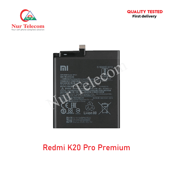 Redmi K20 Pro Premium Battery Price in Bangladesh
