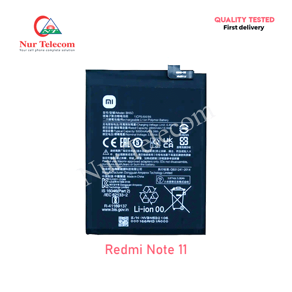 Xiaomi Redmi Note 11 Battery Price in Bangladesh
