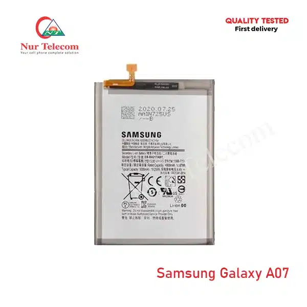 Samsung Galaxy A07 Battery Price in Bangladesh