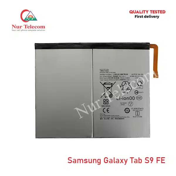 Samsung Galaxy Tab S9 FE Battery Price in Bangladesh