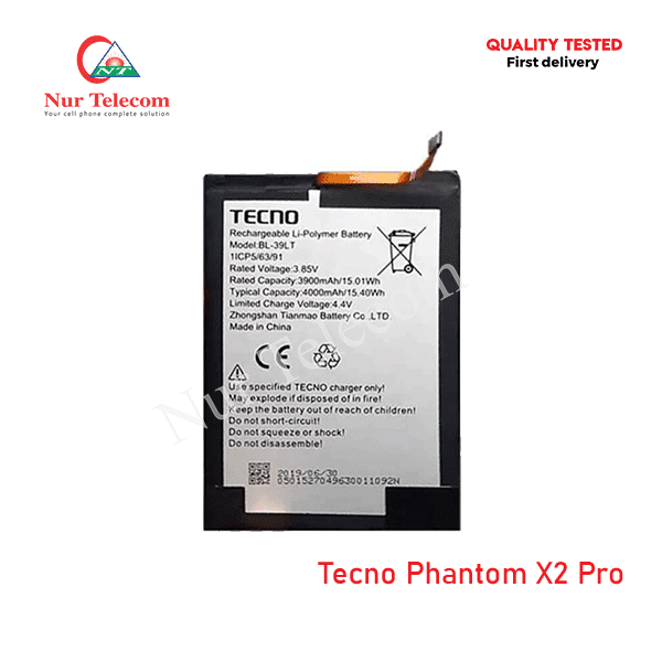 Tecno Phantom X2 Pro Battery Price in Bangladesh