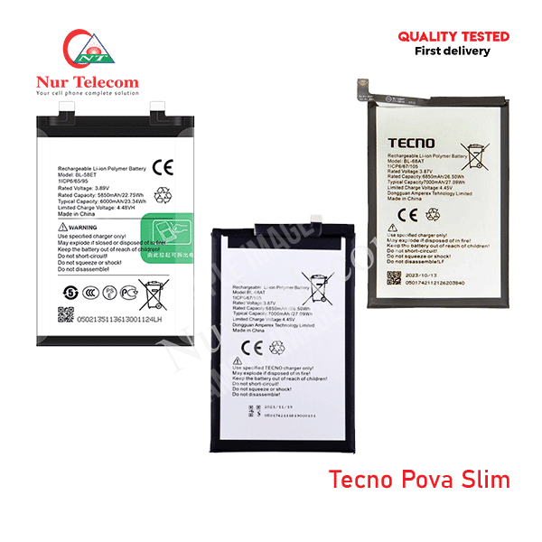 Tecno Pova Slim Battery Price in Bangladesh