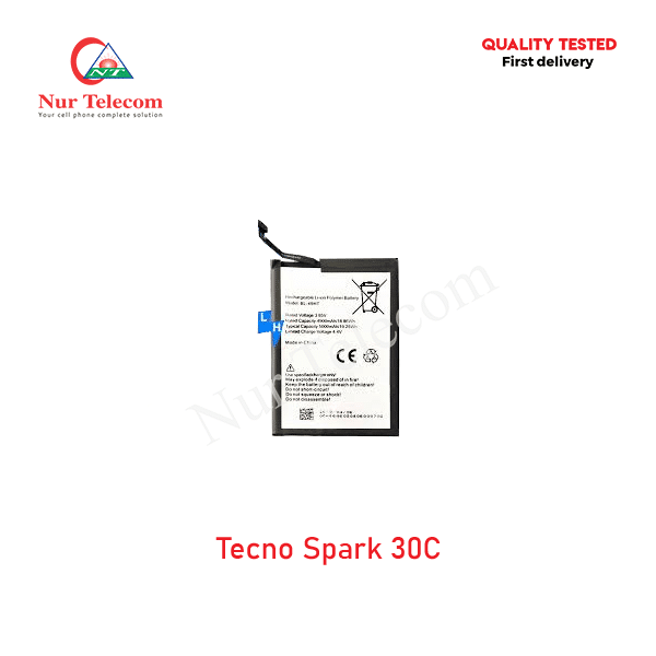 Tecno Spark 30C Battery Price in Bangladesh