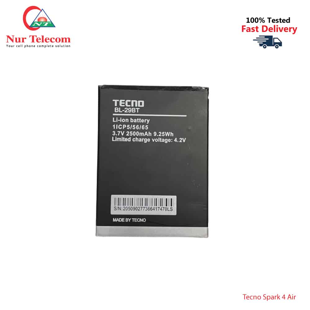 Tecno Spark 4 Air Battery Price in Bangladesh