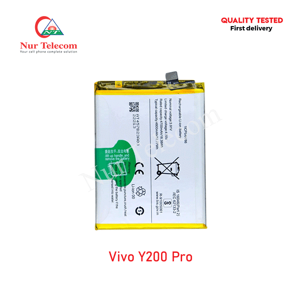 Vivo Y200 Pro Battery Price in Bangladesh
