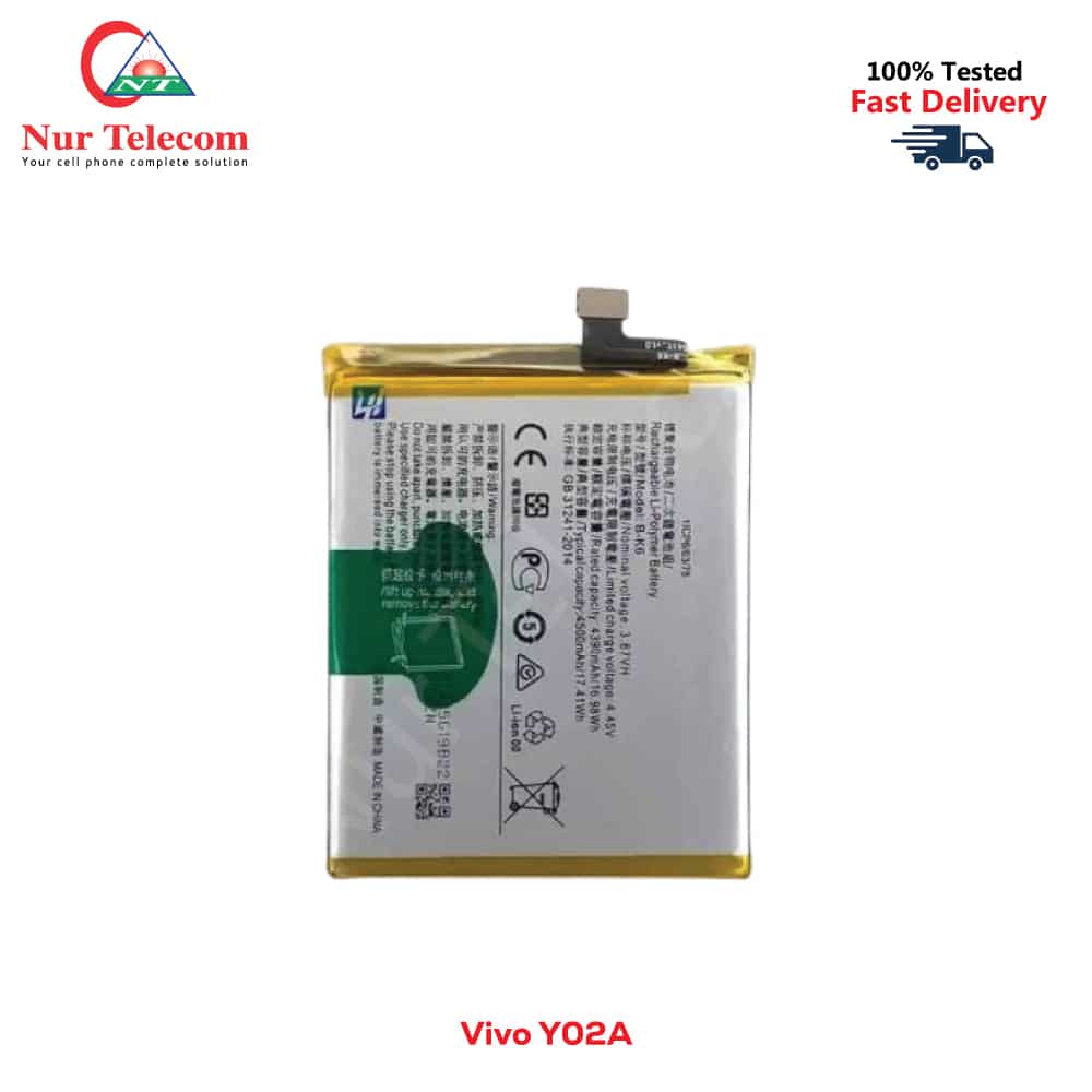 Vivo Y02A Battery Price in Bangladesh