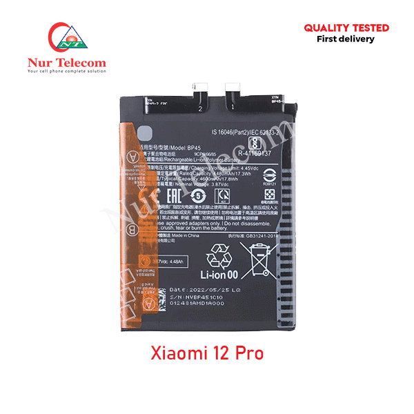 Xiaomi 12 Pro Battery Price in Bangladesh