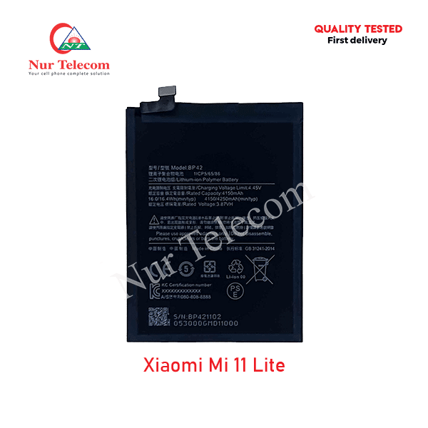 Xiaomi Mi 11 Lite Battery Price in Bangladesh
