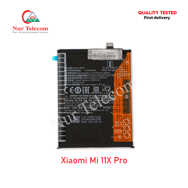 Xiaomi Mi 11X Pro Battery Price in Bangladesh