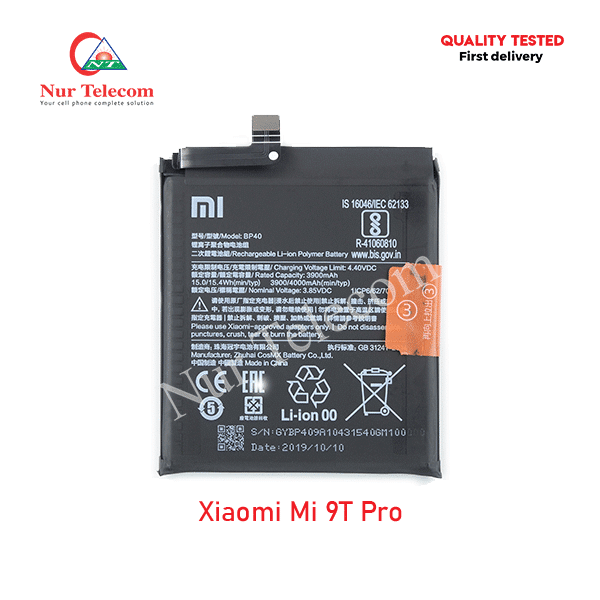 Xiaomi Mi 9T Pro Battery Price in Bangladesh