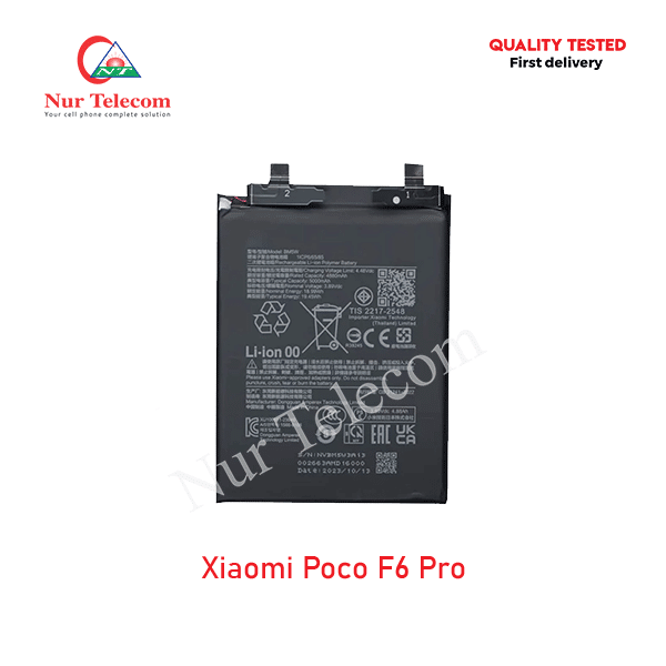 Xiaomi Poco F6 Pro Battery Price in Bangladesh