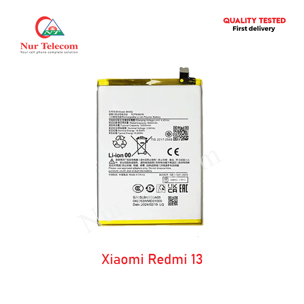 Xiaomi Redmi 13 Battery Price in Bangladesh