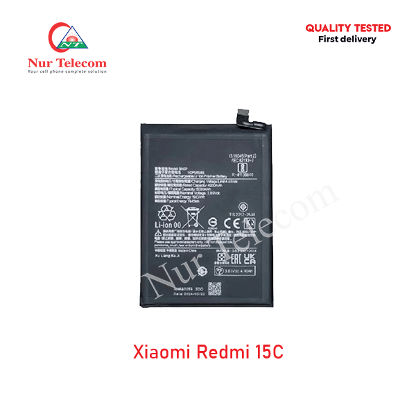 Xiaomi Redmi 15C Battery Price in Bangladesh